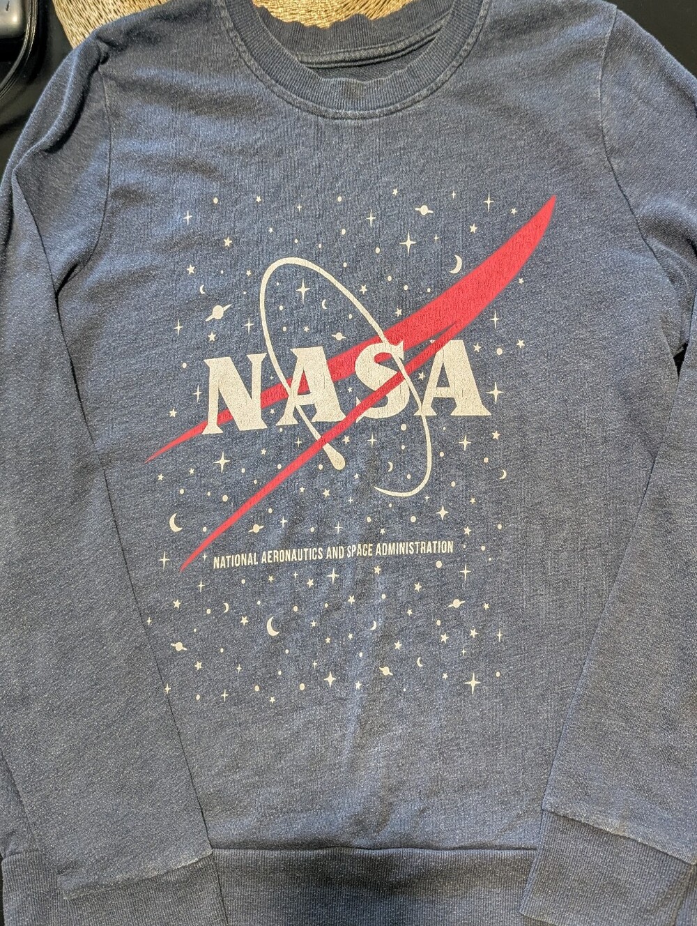 NASA Graphic Crewneck Sweatshirt